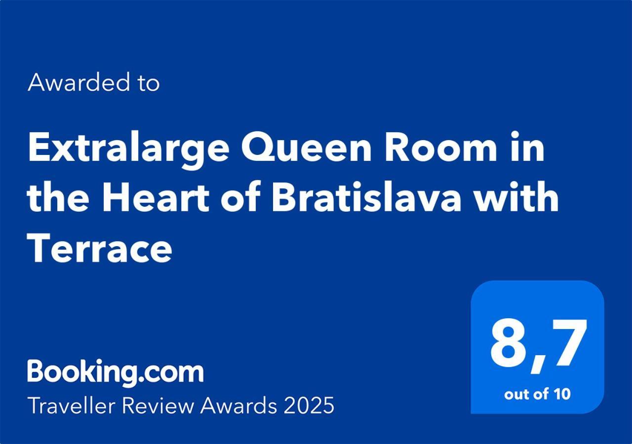Extralarge Queen Room In The Heart Of Bratislava With Terrace Luaran gambar